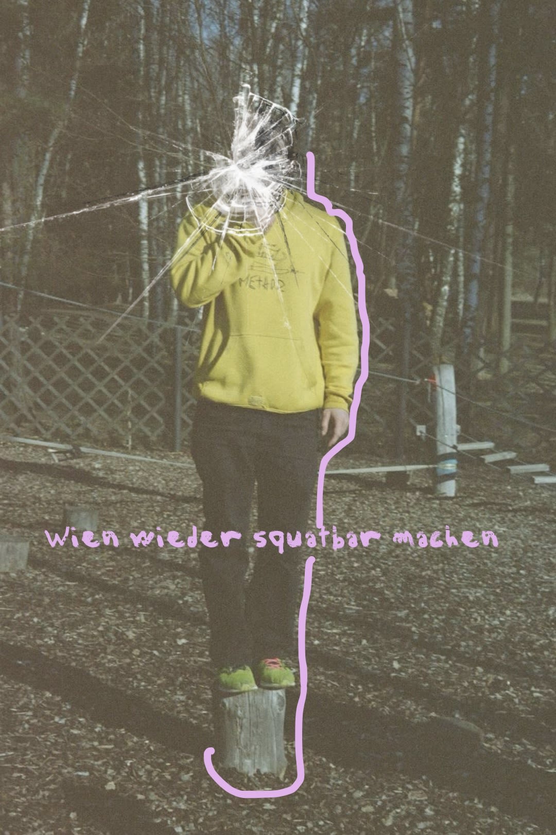 Laus in einem Park in Wien